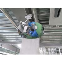 エスコ 350x230mm スーパーオーバル型ミラー(クリップ式) EA724ZK-37 1個（直送品）