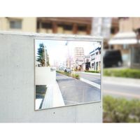 エスコ 150x210mmフラット型凸面機能ミラー(車庫用・接着式 EA724ZL-1 1個（直送品）