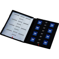サンワサプライ DVDトールケース型メモリーカード管理ケース（SD・microSD用） FC-MMC15SDM 1個（直送品）