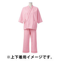 住商モンブラン 患者衣 ピンク 男女兼用・上衣 8分袖 3L 59-465 1枚