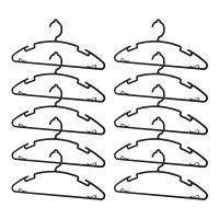 レック　衣類シンプルハンガー　O-403　1セット（10本入）