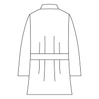 住商モンブラン メンズケーシー（8分袖 医務衣） ミント M 72-717　白衣（直送品）