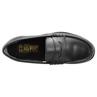 ミドリ安全 作業靴 耐滑 女性用 ローファータイプ H950L 先芯なし 24.0cm ブラック 2125062207 1足（直送品）