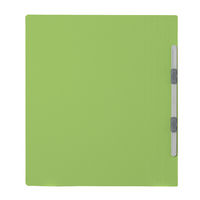 プラス　フラットファイル樹脂製とじ具　A4タテ　リーフグリーン　No.021N　10冊