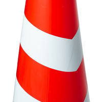 アスクル 「現場のチカラ」 スコッチコーン赤／白 1本  オリジナル