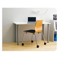 アール・エフ・ヤマカワ エコノミーOAテーブル ナチュラル 幅1200×奥行600×高さ700mm 1台 テレワークデスク