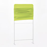 アイリスオーヤマ クロススクリーン グリーン 高さ1600×幅800mm 1台 オリジナル パーテーション 布張り 取り外して丸洗い可能  オリジナル