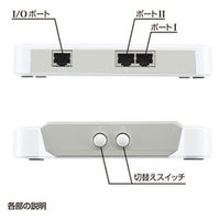 サンワサプライ LAN切替器(2回路) SW-LAN21（直送品）