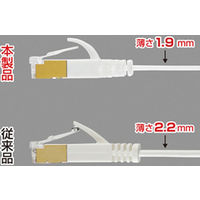 サンワサプライ CAT7ウルトラフラットLANケーブル KB-FLU7-10BK 1本