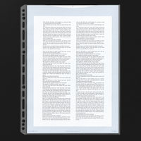 コクヨ　クリヤーブックウェーブカット替紙　A4タテ　ラ-T880B　1袋（10枚入）