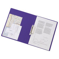 リヒトラブ　スーパーパンチレスファイル　A4タテ　青　F347U　1セット（30冊：10冊入×3箱）