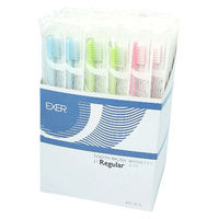 オキナ エクサ歯科用歯ブラシ フラットふつう 1箱（60本入）