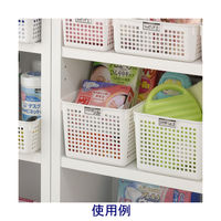 イノマタ化学　ネームバスケットディープ　 幅182×奥行264×高さ142ｍｍ 4584W　1セット（3個入）