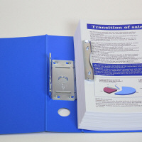 キングジム　ＳＫファイル　A4タテ　とじ厚50mm　980アオ