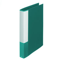 プラス スーパーエコノミー2リングファイル A4ーS FC FC-101RF GR 1冊