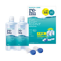 レニュー(Ｒ)　センシティブ　1箱（500mL×2本入）　ボシュロム・ジャパン　コンタクト用洗浄・消毒・保存液