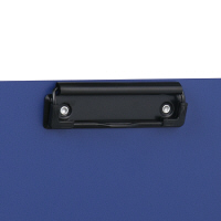 PP製クリップファイル　A4タテ　二つ折り　A4タテ　ネイビーブルー　セリオ