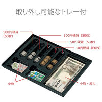 プラス 小型手提金庫 CBー040G ブルー BL 1個（直送品）