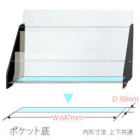 プラス　卓上パンフレット台　ＰＡー32Ａ　Ａ4判3列2段　　PA-32A DGY　1個　　（直送品）