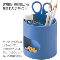 プラス ペンスタンド 青 WP-110N 1個