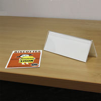 プラス V型カード立 CT-103V 1個