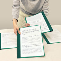 プラス レポートファイルW NO.33 A4S グリーン GR 1冊