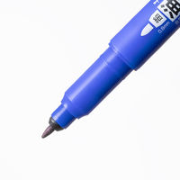 トンボ鉛筆【MONO】油性ペン 油性マーカー モノツイン極細E 青 細・極細ツイン OS-TME15 5本