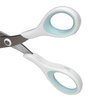 プラス ハサミ　フィットカットスリム　白青 SC-160S 1個