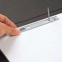 リヒトラブ スプリングファイル Fー11 A4S 黒 1冊（直送品）