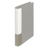 プラス 2リングファイル A4タテ 背幅29mm グレー FC-102RF GY 1冊