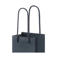 ワイン用バッグ　丸紐　ネイビー　1本用　1セット（50枚：5枚入×10袋）　ハピラ