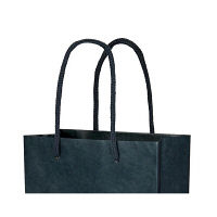 ワイン用バッグ　丸紐　ネイビー　2本用　1セット（50枚：5枚×10袋）　ハピラ