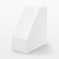 【まとめ買いセット】無印良品 ポリプロピレンスタンドファイルボックス ワイドA4用 約幅15×奥行27.6×高さ31.8cm 1箱（6個入） 良品計画