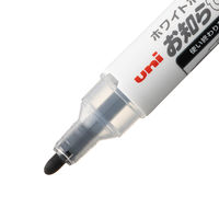 三菱鉛筆(uni)　ホワイトボードマーカー　お知らセンサー　中字丸芯　黒　PWB1204M