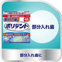 【入れ歯洗浄剤】 部分入れ歯用ポリデント 48錠 入れ歯洗浄剤 Haleonジャパン