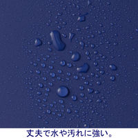 ボックスファイル組み立て式　A4タテ　PP製　ネイビー　セリオ