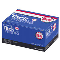 コクヨ（KOKUYO） タックメモ 徳用 ふせん 75×25mm 赤 メ-2053-R 1箱（2000枚：100枚×20冊）（直送品）