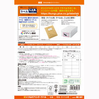 プラス Newいつものプリンタラベル48606 ME-507 12面 四辺余白付 A4 1袋（20シート入）