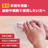 ウェットティッシュ 【アルコール消毒】【詰替】【70枚入】エリエール薬用消毒できるアルコールタオル 大王製紙