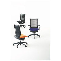 CWF4ZA FEA4 |オカムラ ヴィスコンテ オフィスチェア スタンダード ハイバック 肘無し ブルー 1脚（直送品）