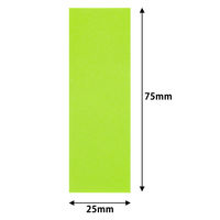 コクヨ タックメモ 蛍光色 付箋 75×25mm メ-1303N-G 1パック（2冊入）