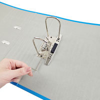 レバー式アーチファイル　A4タテ　背幅100mm　ブルー　SGLAF100BL　ハピラ　とじ王  オリジナル