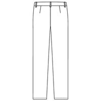 フォーク フィットストレートパンツ ホワイトL 6008NS-1-L 1枚　白衣