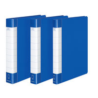 コクヨ クリヤーブック タフボディA4S・W青 ラ-J730B 1冊