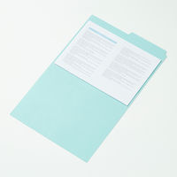 コクヨ 1/2カットフォルダー カラー A4 A4-2F-2B 10冊