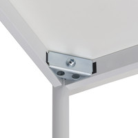 プラス　フラットライン　ワークテーブル　幅1800×奥行700mm　ダークウォルナット