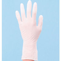 【使いきりニトリル手袋】 エステー モデルローブ ニトリル使いきり手袋 No.981 粉あり ホワイト M 1箱（100枚入）
