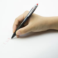 油性ボールペン ジェットストリーム単色 0.38mm 黒軸 赤インク SXN-150-38 三菱鉛筆uni ユニ