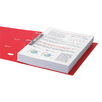 キングジム　レバーリングファイル　Dタイプ　B5タテ　背幅39mm　青　3852アオ