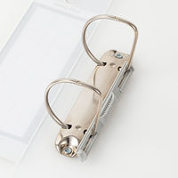 セキセイ　ロックリングファイル　D型2穴　A4タテ　背幅67mm　クリアー　F-552-90　20冊